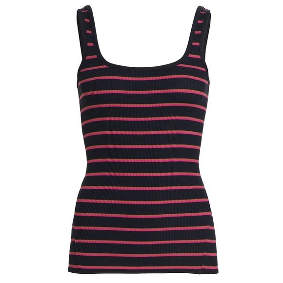 Essential Striped Rib-Knit Tank Top - Picture 6 of 7